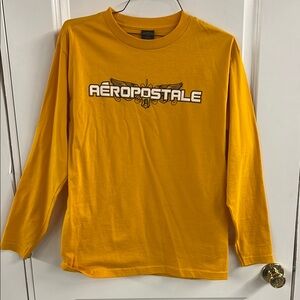 Aeropostale Yellow Long Sleeve Shirt
